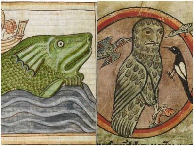 Животные, какими их видели средневековые художники - mur.tv