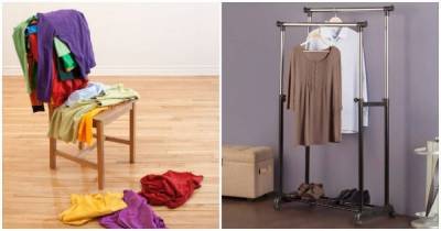 8 идей, где можно хранить ношенную одежду, чтобы не сбрасывать ее на стул - lifehelper.one