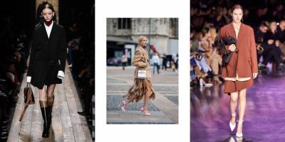 Офисный сезон: костюмы-двойки с юбками – модная покупка осени - vogue.ua