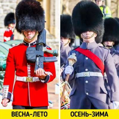 8 фактов о самой знаменитой гвардии в мире, которая стала неотъемлемой частью английской культуры - chert-poberi.ru - Англия