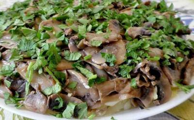 Делаем карпатский салат с грибами и мясом словно Шубу: кладем с картошкой слоями - lublusebya.ru