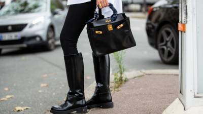 Insta-репортаж: с чем модницы носят жокейские сапоги этой осенью - vogue.ua