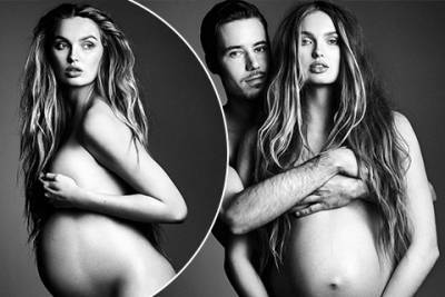 Роми Стрейд - "Ангел" Victoria's Secret Роми Стрейд снялась обнаженной на восьмом месяце беременности - spletnik.ru