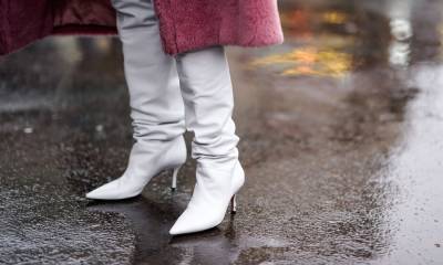 И в дождь и в снег: как носить белую обувь в холодный сезон - marieclaire.ru