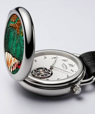 Hermes - Крупным планом: очаррровательные карманные часы Hermès Arceau Pocket Aaaaargh! - elle.ru