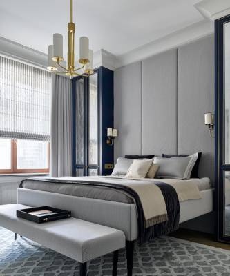 Серый цвет в спальне: 30+ нескучных идей - elle.ru