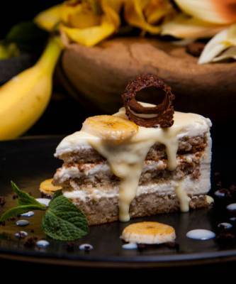 Рецепт дня: банановый торт, который станет отличным завершением рабочей недели - elle.ru