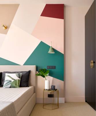 Акцентная стена в спальне: 6 идей оформления - elle.ru