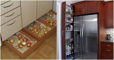 Ящики, которые подарят вашей кухне дополнительное пространство. Гениальный дизайн - cpykami.ru