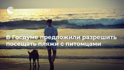 Владимир Бурматов - В Госдуме предложили разрешить посещать пляжи с питомцами - mur.tv - Россия - Москва