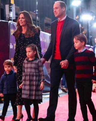 Кейт Миддлтон - принц Уильям - Кейт Миддлтон и принц Уильям впервые вышли на красн... - glamour.ru