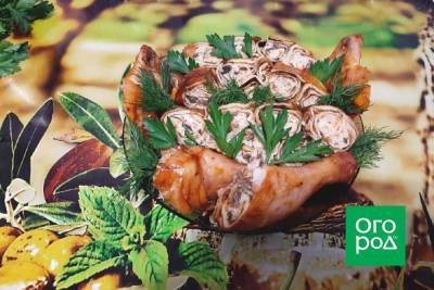 Курица, фаршированная блинами, с грибами или печенью – мастер-класс рецепта с фото - sadogorod.club