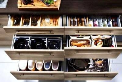 Рассказываю, как я организовала хранения на кухне. - lifehelper.one