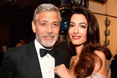 Джордж Клуни - Амаль Клуни - George Clooney - Амаль Клуни поблагодарила своего мужа Джорджа Клуни за терпение - spletnik.ru