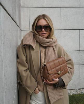 7 теплых (и красивых) шарфов для морозных дней... - glamour.ru