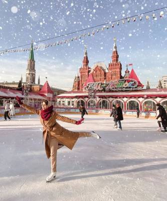 Где кататься на лыжах и коньках в Москве - elle.ru - Россия - Москва