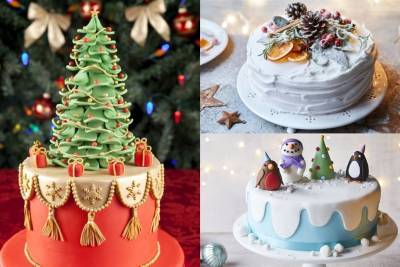21 способ необычно украсить торт на Новый год и Рождество 2021 - miridei.com