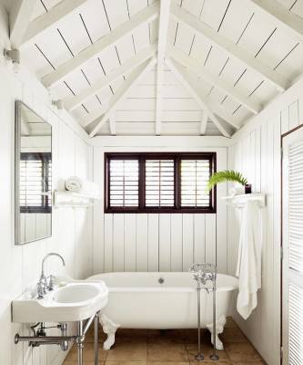 Белые ванные комнаты: 45 вдохновляющих интерьеров - elle.ru