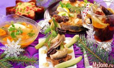 Постные блюда для новогоднего стола - lublusebya.ru
