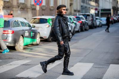 Streetstyle: с чем носить черный пуховик этой зимой - vogue.ua