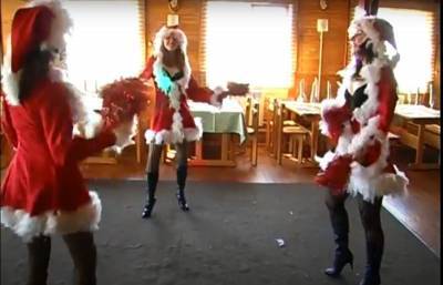 Новогодний танец зажигательных снегурочек (видео) » Тут гонева НЕТ! - goneva.net.ua