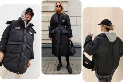 Черный пуховик — самая универсальная и модная куртк... - glamour.ru