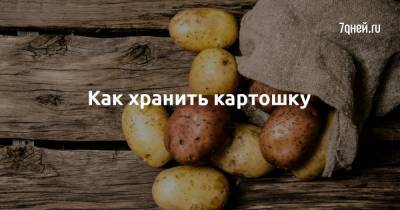Как хранить картошку - 7days.ru