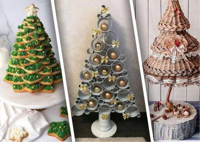 Новый год в стиле арт-хаус: можно ли соорудить елку из картошки и как использовать в праздничном декоре втулки - eva.ru