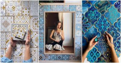 Художница из Оренбурга превращает обычные керамические плитки в произведения искусства - cpykami.ru - Оренбург