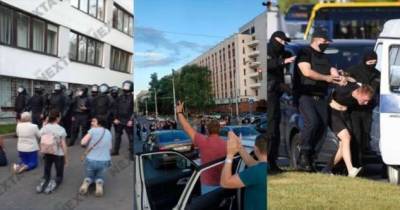 События второго дня протестов в Белоруссии в прямом эфире (11 фото + 7 видео) - chert-poberi.ru - Минск - Белоруссия - Борисоглебск