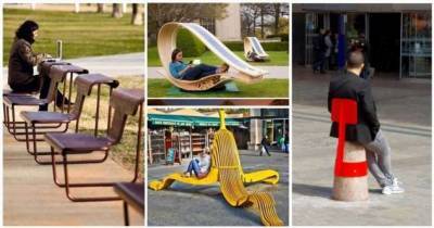 Все для людей: 20 мегакрутых оригинальных скамеек, которые должны украсить каждый город (22 фото) - chert-poberi.ru