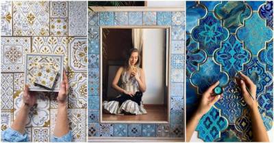 Художница из Оренбурга превращает обычные керамические плитки в произведения искусства - lifehelper.one - Оренбург