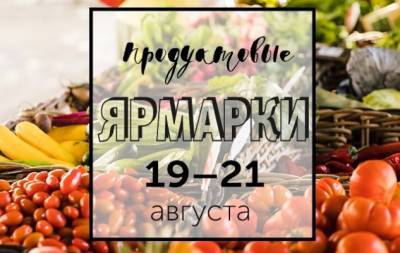 Продуктовые ярмарки Киева с 19 по 21 августа: адреса проведения - hochu.ua - Киев - район Киева