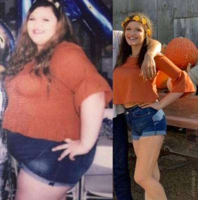 19-летняя девушка похудела на 89 кг и изменила свою жизнь - chert-poberi.ru - Сша