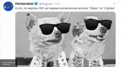 Роскосмос изобразил собак Белку и Стрелку в роли агентов спецслужб Украины - mur.tv - Украина