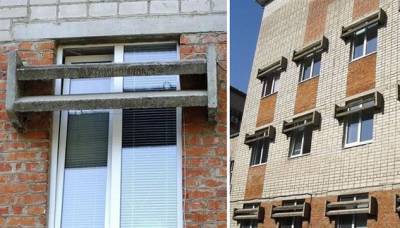Для чего устанавливали бетонные «козырьки» в советских многоэтажках - chert-poberi.ru