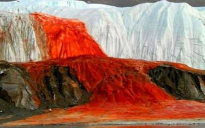 Загадка «кровавого» водопада в Антарктиде - chert-poberi.ru - Антарктида