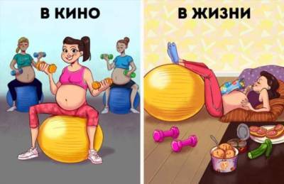 12 доказательств того, что в кино беременность и роды протекают куда проще, чем в жизни - milayaya.ru