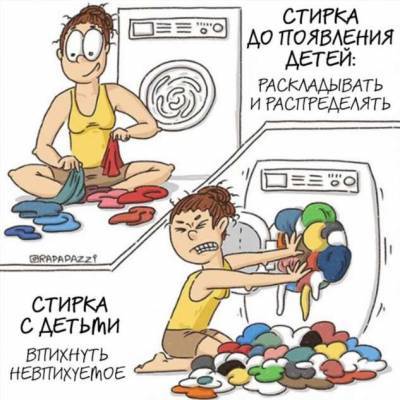Мама-художница откровенно и с юмором изображает свои будни, и эти ситуации знакомы каждому родителю - milayaya.ru