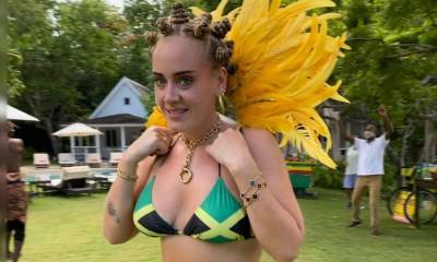 Похудевшая Адель показала узкую талию в бикини и получила шквал критики - woman.ru - Ямайка