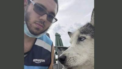 Водитель службы доставки Amazon нырнул в бассейн и спас тонувшую собаку - mur.tv - штат Массачусетс