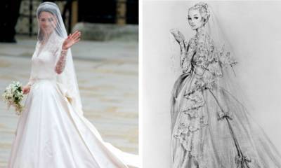Кейт Миддлтон - принц Уильям - Грейс Келли - Хелен Роуз - Вдохновение для герцогини: чье свадебное платье скопировала Кейт Миддлтон - marieclaire.ru - Монако - Княжество Монако