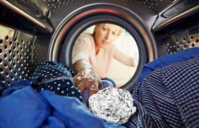 Чем могут помочь шарики из фольги в барабане стиральной машины - milayaya.ru
