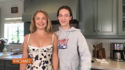 Кейт Хадсон - Крис Робинсон - Кейт Хадсон показала своего 16-летнего старшего сына в эпизоде шоу Рэйчел Рэй - starslife.ru