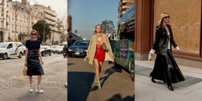 Ханна Леони - Streetstyle: с чем носить кожаную юбку этой осенью - vogue.ua