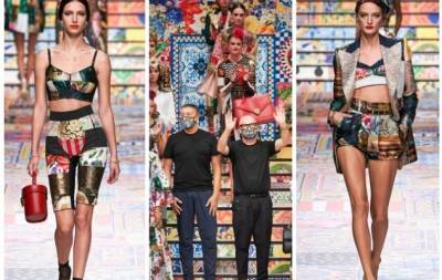 Стефано Габбан - Неделя моды в Милане: Dolce & Gabbana выпустили коллекцию из остатков ткани (ФОТО) - hochu.ua - Италия