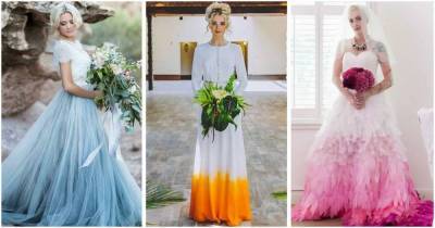 Новая цветовая тенденция свадебных платьев, которую любят невесты всего мира - lifehelper.one