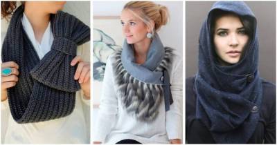 15 необычных шарфов, которые помогут оживить зимний образ - lifehelper.one