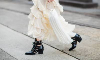 Кейт Мосс - Резкие и дерзкие: как носить грубые ботинки в разных стилях - marieclaire.ru