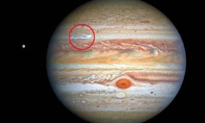 Новые фотографии Юпитера показали формирование мощного шторма (5 фото + 1 видео) - chert-poberi.ru
